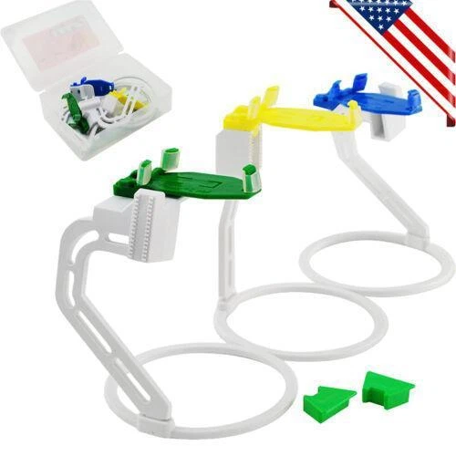 3pcs Dental Oral Plastic X-Ray Film Digital Sensor Positioner Aligner Holders