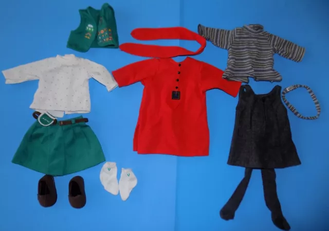 Pleasant Company 1996 Bundle Lot American Girl Today Outfits Girl Scout Outfit +