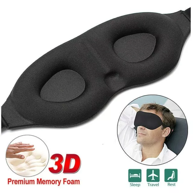 3D - Schlafmaske Augenmaske 100% lichtundurchlässig * Premium *