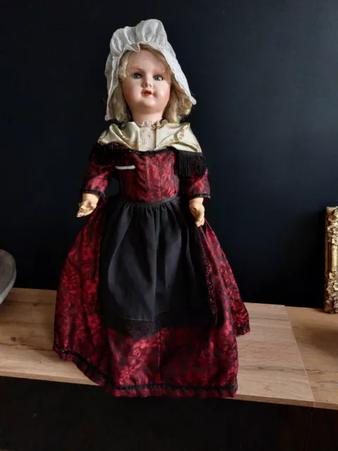 ancienne poupée marcheuse UNIS FRANCE 301 SFBJ taille 12 no JUMEAU BRU Steiner
