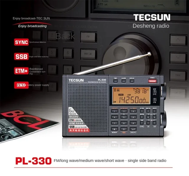 Tecsun PL-330 Radio FM /LW/SW/MW - SSB Radio All-Band Tecsun Pl330 Radio Portatile