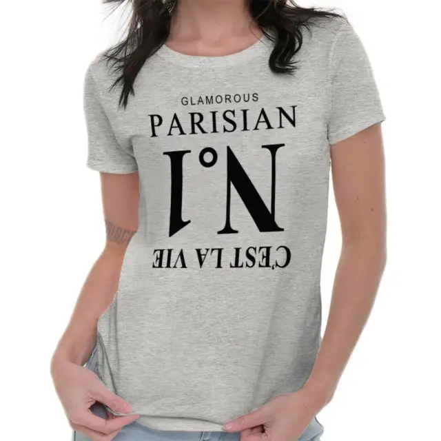 Glamorous Paris Number 1 Designer French Gift Womens Short Sleeve Ladies T Shirt