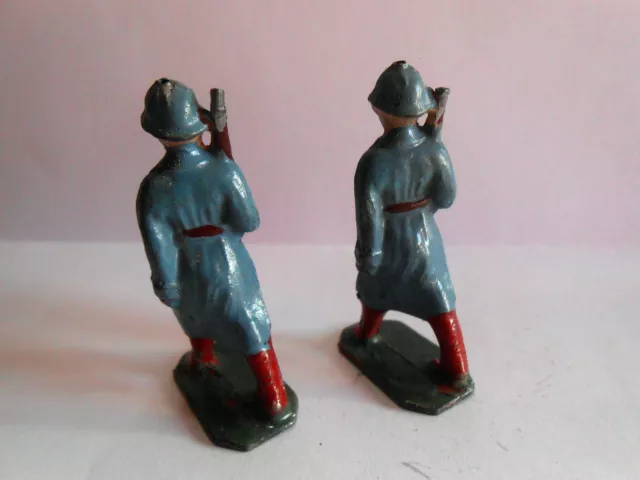 Figurine / Soldat Fantassin Poilu  14-18 Plomb  / Toy Lead Soldier 2