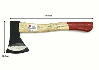 Manche en bois de frêne D22080 Dema Hache à fendre masse éclateur 3 kg 