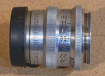 BAUSCH & LOMB 25mm Animar Balcote F2.7 C-MOUNT Cine Lens