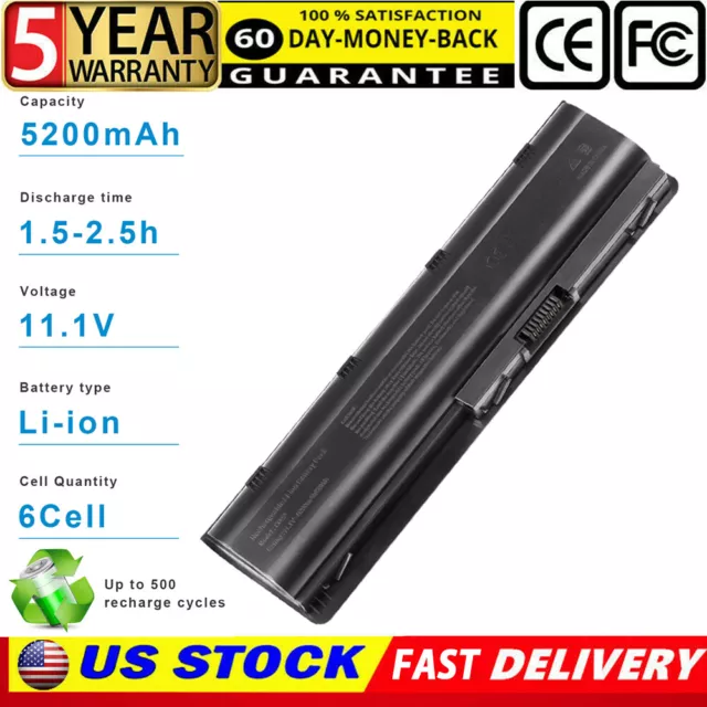 Laptop Battery for HP Pavilion dv6 dv5 g6 g7 dm4 G72 593553-001 CQ42 Mu06