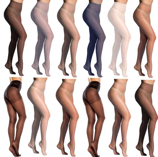 20 Denier Ladder Resist Tights by Cindy. Choice of Colour/Size
