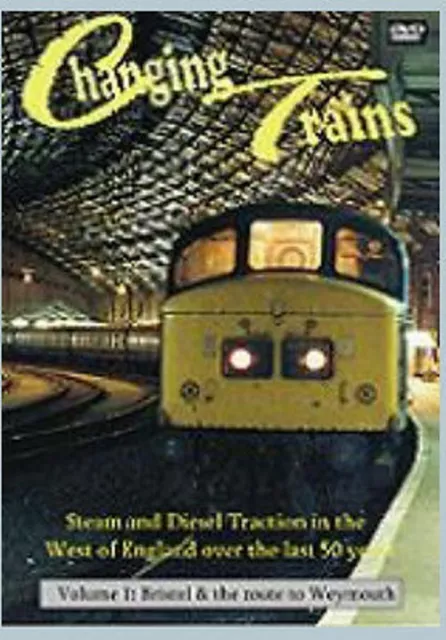 Changing Trains Vol 1 DVD Train Diesel Steam Locomotives Railway Rail - Bristol