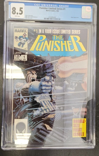 The Punisher #1 CGC 8.5 Limited Series 1986 Frank Castle Marvel Comics