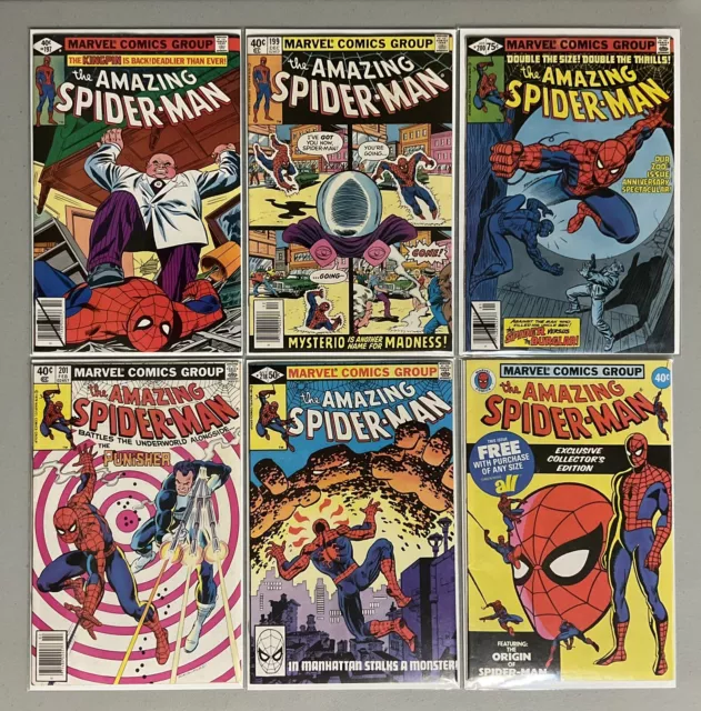 🔥MCU Keys🔥Amazing Spider-Man #197 199 200 201 218 ALL (1979)🔥VF+(7.5-8.5)🔥
