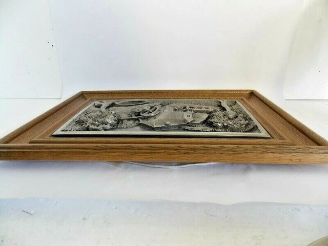 Arroyo Grande Hawaii 3D Mixed Scene Heavy Pewter Metal Belt Buckle