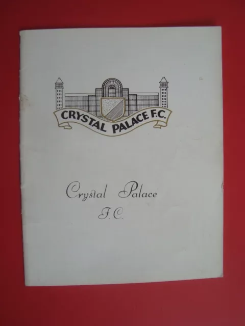 Crystal Palace V Bury (66/67) - Division Two (5 November 1966)