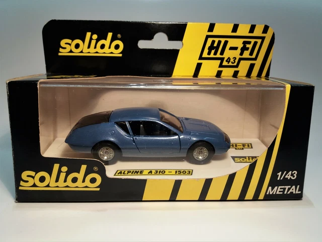 SOLIDO HI-FI 43 / Alpine À 310 - 1503 (Bleu Métallisé) Échelle 1/43 MC44556