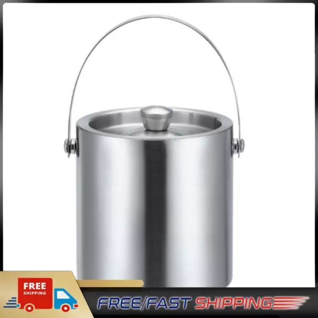 Stainless Steel Insulated Chilling Ice Bucket Wine Beer Cooler Champagne Bucket