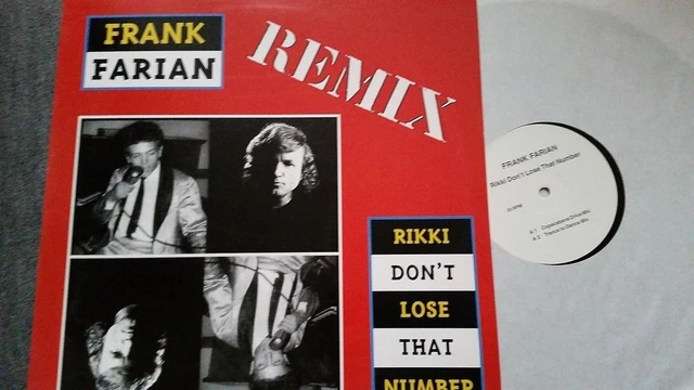 FRANK FARIAN: RIKKI don't lose that number 12'' Promo Vinyl EUR 59,96