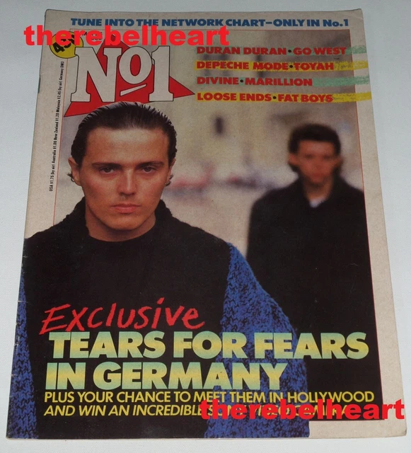 NO 1 1985 - Tears For Fears DURAN Pete Burns DEPECHE MODE Ghostbusters MARILLION