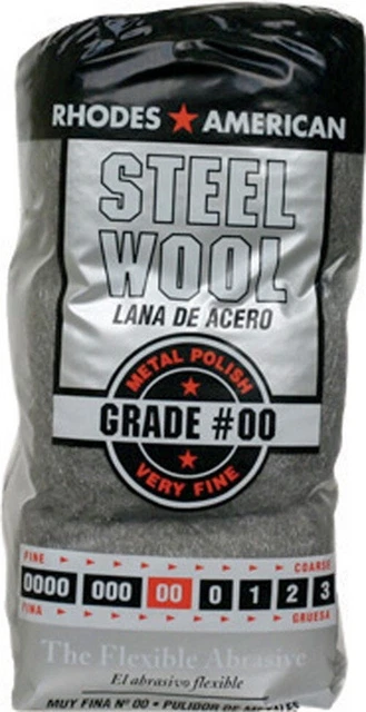 Rhodes American 10121100 Very Fine Steel Wool Pads 8-3/4 L in. (Pack of 6)