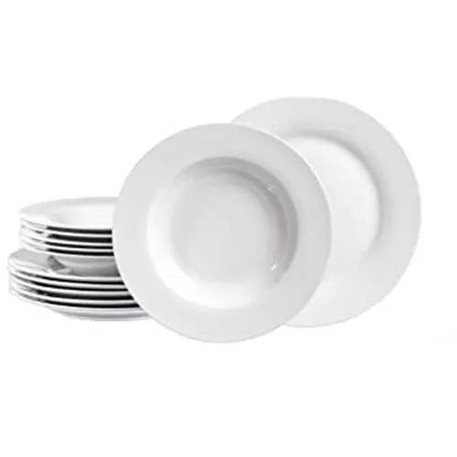 Villeroy E Boch Servizio Piatti 12 Pezzi Basic White 1952777271