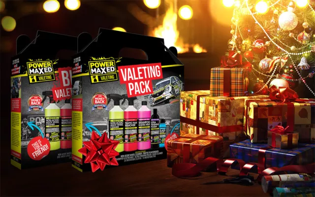 Power Maxed Car Valeting Cleaning Gift Set Christmas Birthday Anniversary
