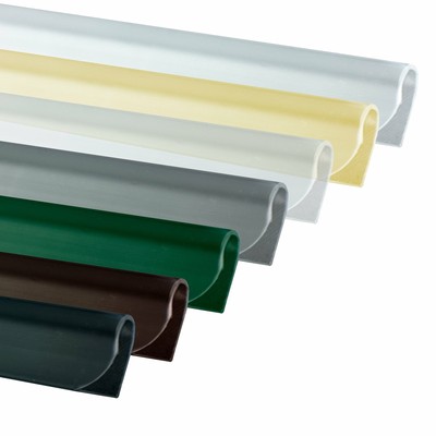 Protezione visiva Strisce-CLIP ACCESSORI FISSAGGIO apposizione estremità PVC 10er-Pack 