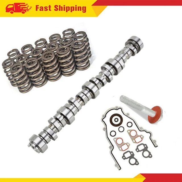 E1841P CAM KIT Sloppy Stage 3 .595" Springs+Gasket+Bolt Kit for Chevy