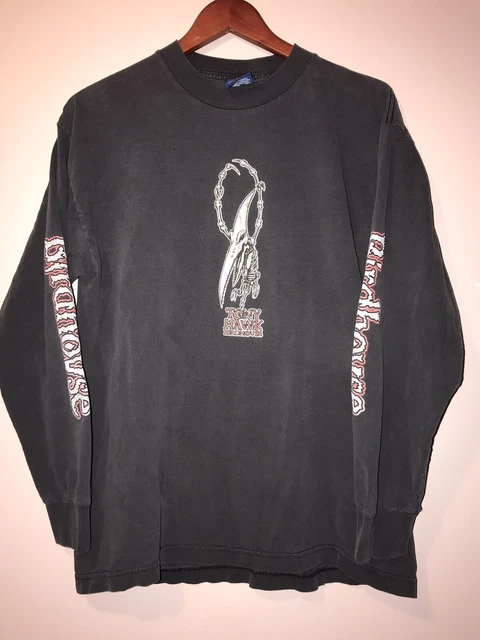 Vintage Tony Hawk Birdhouse Skateboards Long Sleeve Shirt Large Perfectly Worn 19999 Picclick