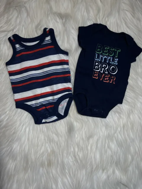 Carters Baby Infant Boys Short Sleeve  bodysuits Newborn