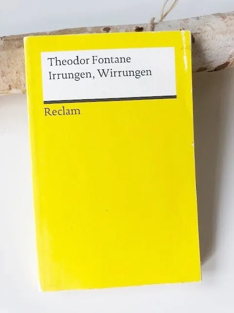 Reclam ♥ Theodor Fontane ♥ Irrungen, Wirrungen ♥ TOP!