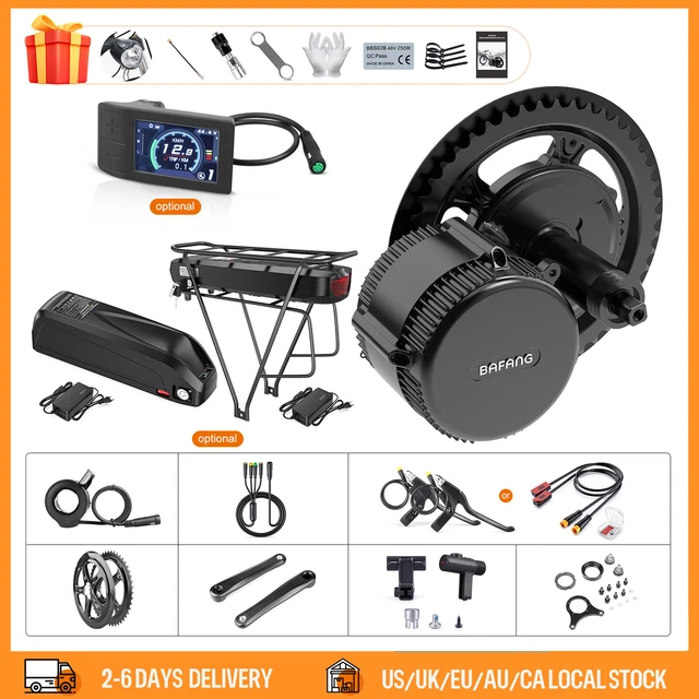Kit Conversione E-bike Varstrom 500W/750W – Motore Posteriore 48V 448rpm Con LCD E Controller – Per Bici Città E MTB