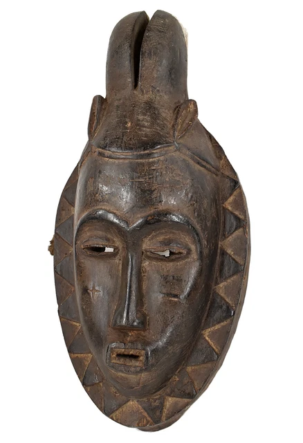 Baule Yaure Mask Wood Ivory Coast African Art