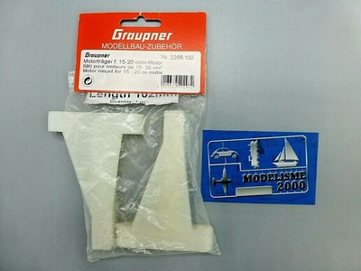 20 CC  NEUF GRAUPNER  BATI DELRIN POUR MOTEUR THERMIQUE 15 