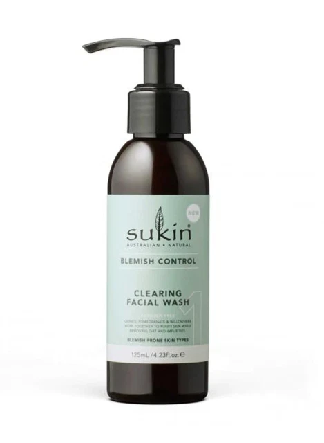 Sukin Makel Kontrolle Reinigend Gesichts Wäsche 125ml