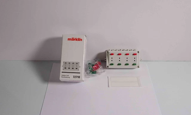Lot De 4 Boîtiers De Commande Märklin 7072 + 7210 - Occasion Bon état - Pour Train Miniature