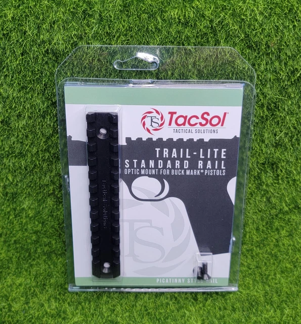 Rail De Montage Tactical Solutions Trail-Lite Pour Browning Buck Mark - Avec Hausse Arrière Réglable, 4,97 Pouces - 5