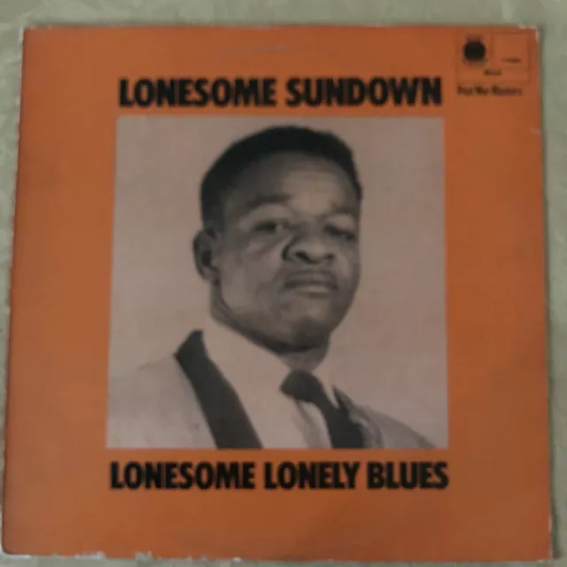 Lonesome Sundown - Lonesome Lonely Blues - 1970 First Press EX/VG