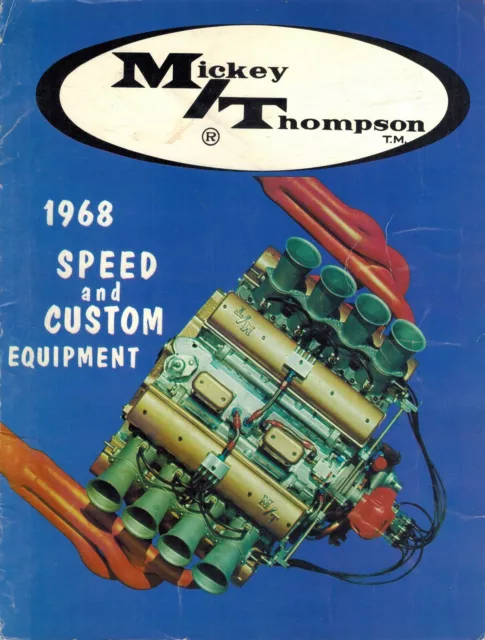 Mickey Thompson Speed and Custom Equipment 1968 Catalog, 36pg CD ROM PDF File