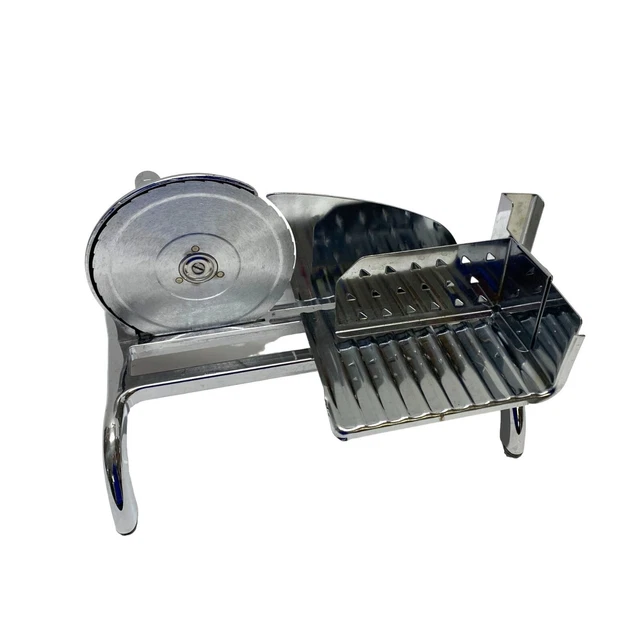 Vintage National Food Slicer Manual Hand Crank Meat Cheese Vegetables Bread Slic