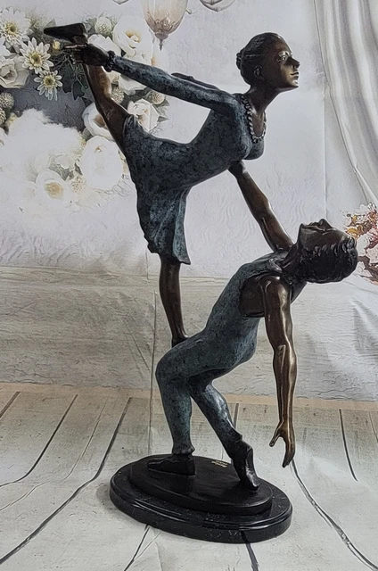 Statuetta Ballerina Yoga In Resina - Decorazione Moderna Per Casa, 36 Cm, Regalo Elegante Per Scrivania O Libreria