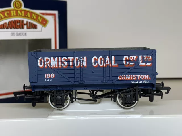 Ltd Ed Bachmann 33-100R # 199 - 7 Plank End Door Wagon 'Ormiston Coal Co.’ - NEW