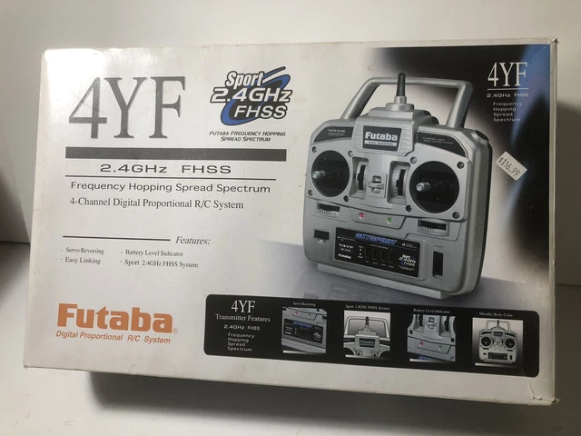 Futaba 4YF 4-Channel Radio System with R2004GF Receiver Futaba 4YF 4-Channel Radio System with R2004GF Receiver