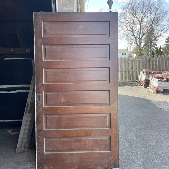 Bova 102 antique oak pocket door 48 x 90.5 x 1.75