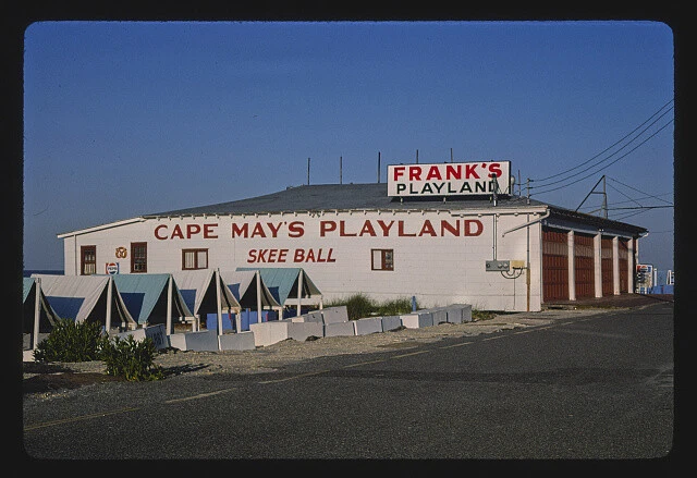PLAYLAND BOARDWALK CAPE May New Jersey 1980s Historic Old Photo 1 EUR 6