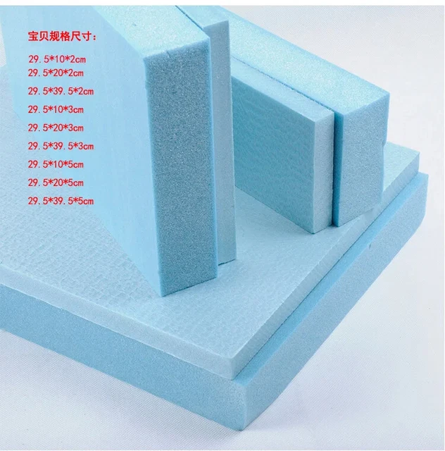 5 Feuilles De Mousse Polystyrène Sharprepublic - 295x395x20mm - Pour Modélisation, Bricolage Et DIY