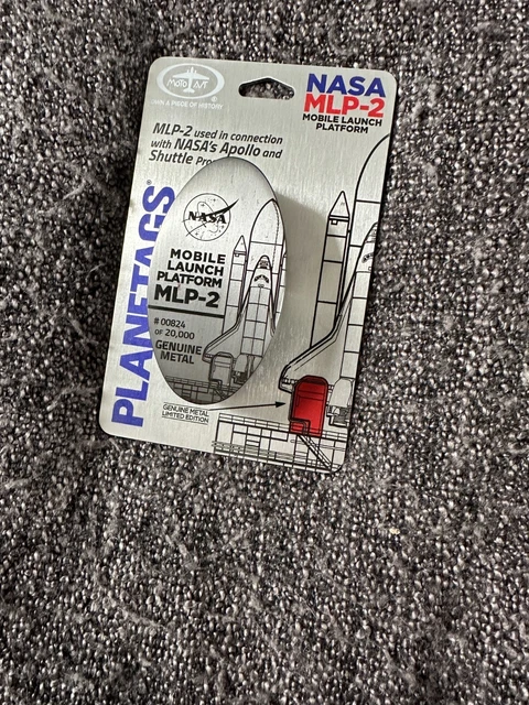 Nasa Mlp MOTOART PLANETAGS NASA MLP-2 MOBILE LAUNCH PLATFORM RARE Plane Skin Tag ...