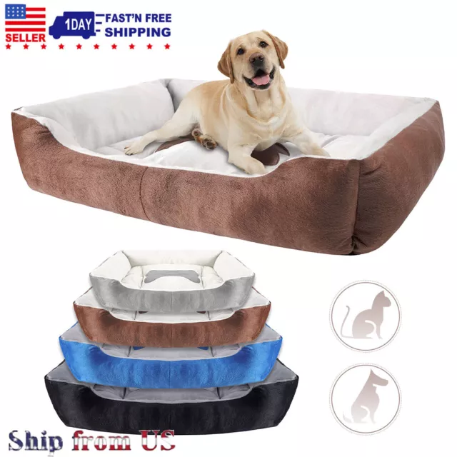Orthopedic Pet Calming Bed Soft Warm Cat Dog Nest House Small Large Washable Mat
