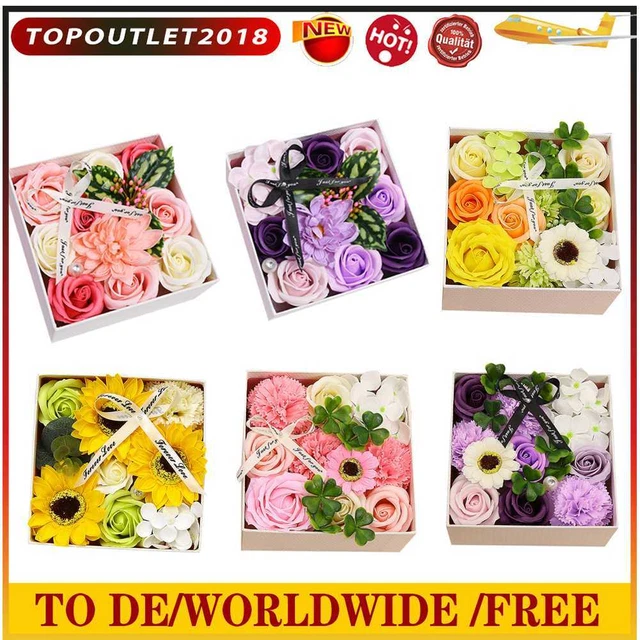 Jabón Flor Perfumado Baño Cuerpo Clavel Flor Sol San Valentín Regalos de Cumpleaños