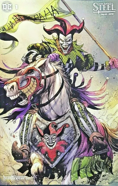Dark Knights of Steel #1 Tyler Kirkham Minimal Trade Variant Cover (B) DC Comics