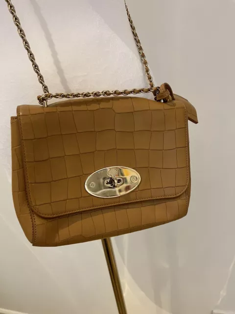 Lily Mulberry Bag Pre-owned, Excellent Condition In Tan/mustard Color 2