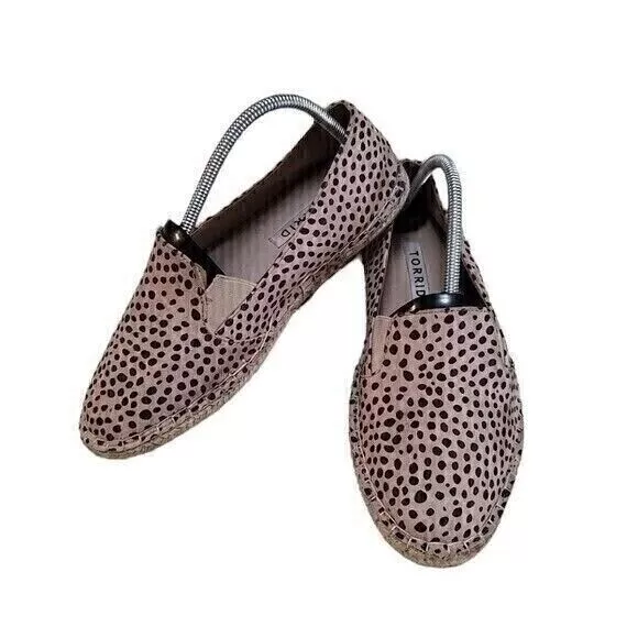 Torrid Cheetah Slip-On Espadrilles Womens 8W Wide