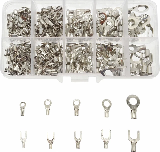 Capicorda Elettrici Wirefy 60 Pezzi - Terminali Occhiello In Rame Stagnato, Per Cavi 6-25mm², Con Anelli 6-8mm - Foto 3